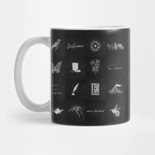 DICKINSON SERIES ART MONOCHROME PATTERN DESIGN MERCH Mug